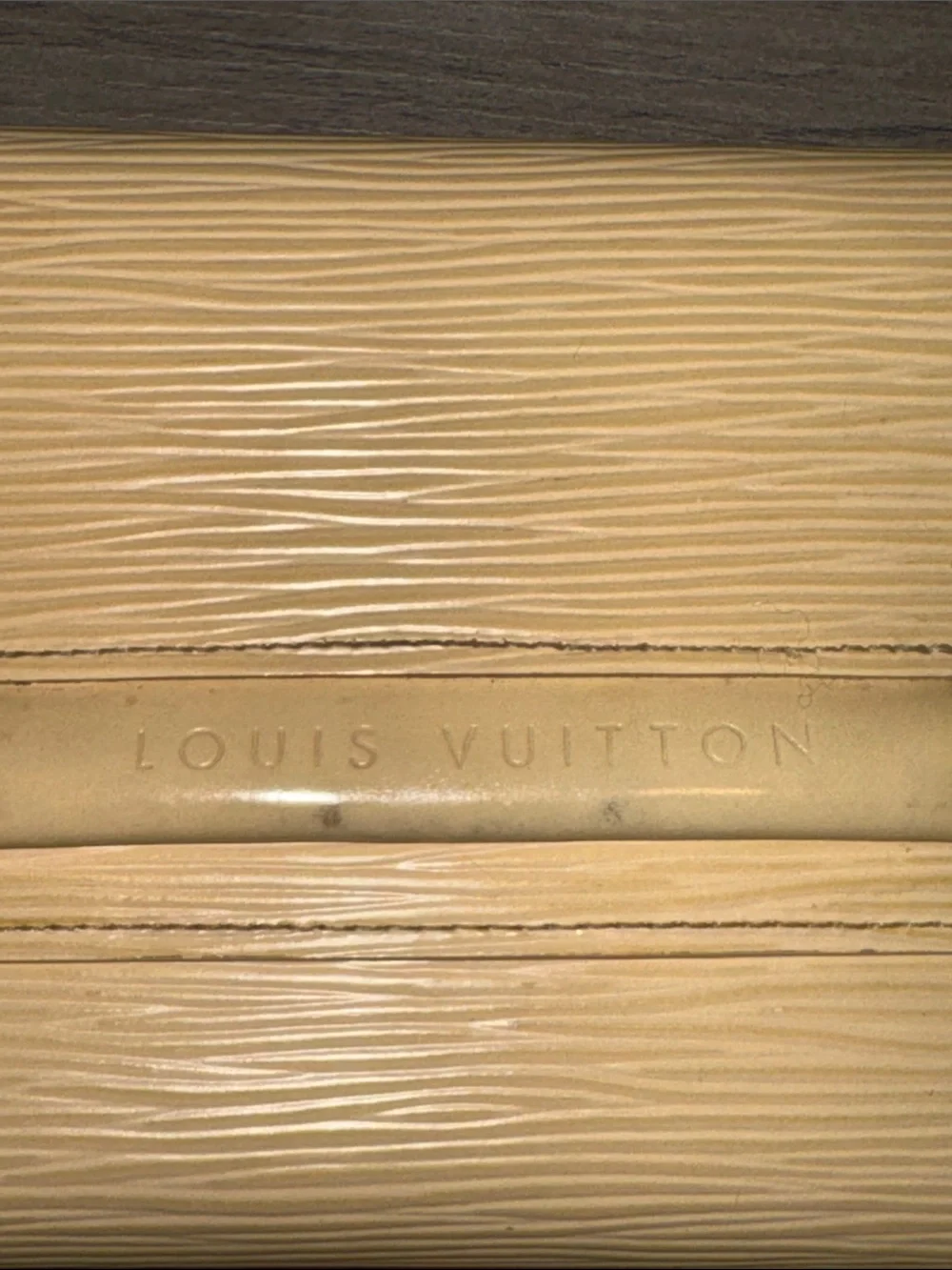 Louis Vuitton Yellow Epi Leather Compact Wallet with Branded Tab